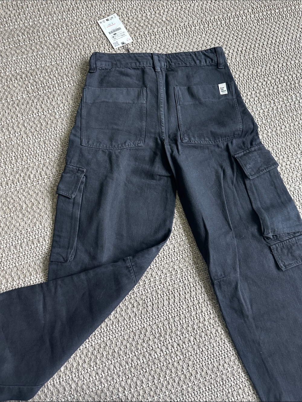 Zara Black Cargo Pants - Picture 7 of 11